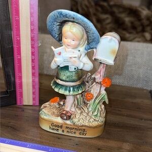 VTG Holly Hobbie Figurine Made by American Greetings "Have a Nice Day" 1971